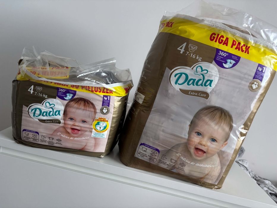 Pieluchy dada rozmiar 4 giga i mega paka