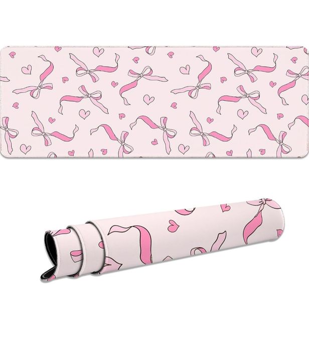 Ksriylm Podkładka pod mysz z kokardką 80cm x 30cm