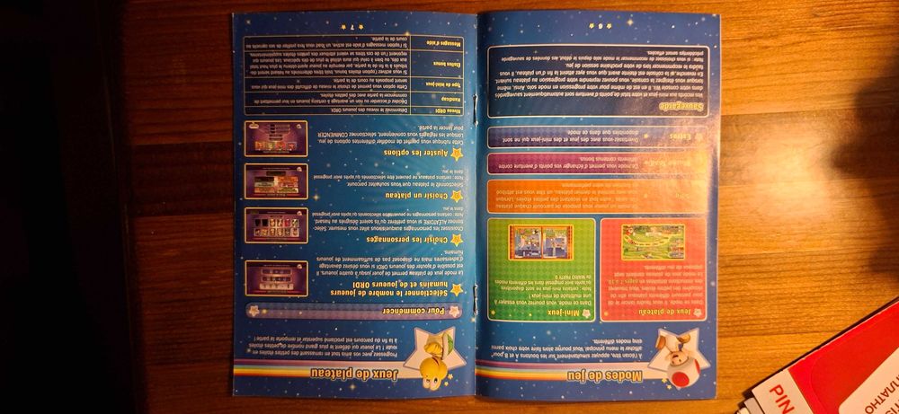 Mario Party 9 Wii em estado satisfatório geral com caixa e manual