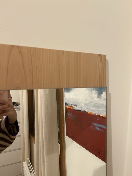 Espellho com madeira