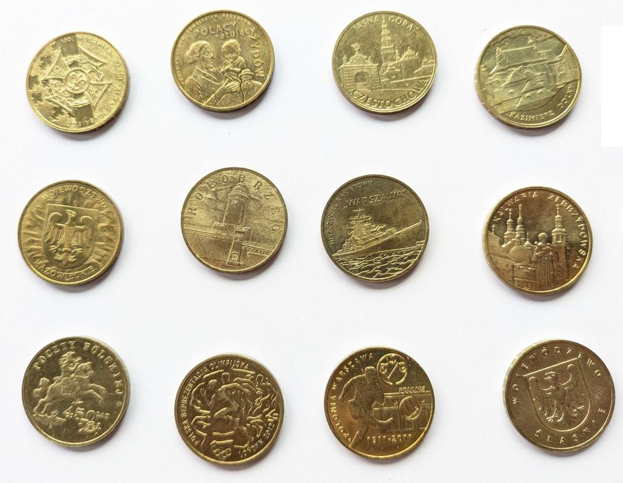 Monety kolekcjonerskie NBP 2 zł [100 sztuk] (sprzedaję też na sztuki)