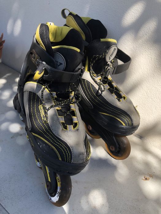 Patins em linha de boa qualidade
