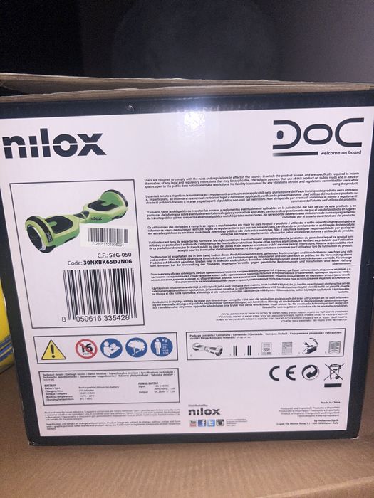Гіроскутер Nilox DOC 6.5 (Lime) — Стан нового, повний комплект!