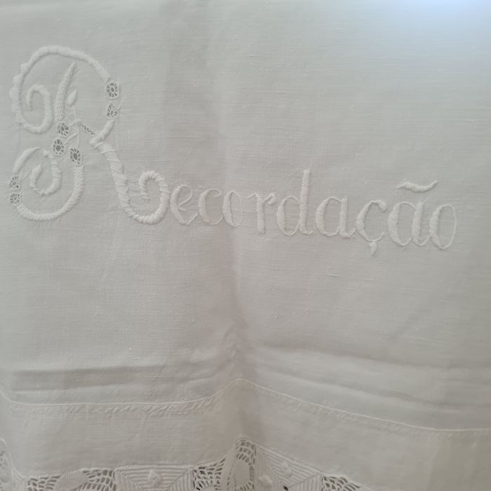 Toalha de lavatório em linho