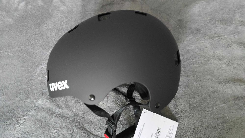 Kask Orzeszek BMX rower UVEX KID 3 CC Black rozm 55-58cm