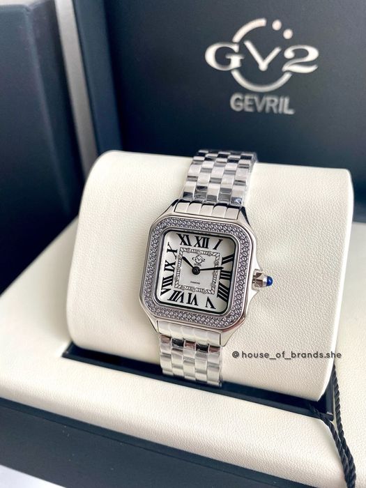 GV2 Milan Diamond 12112 жіночий годинник Cartier Panthere женские часы