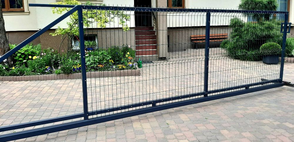 Brama Przesuwna 4-6m Ocynk Malowana Proszkowo Cała Polska Montaż