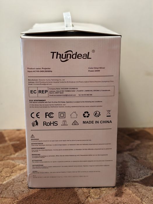 Проектор Thundeal TD98Pro 2Гб ОЗУ + 32 ПЗУ