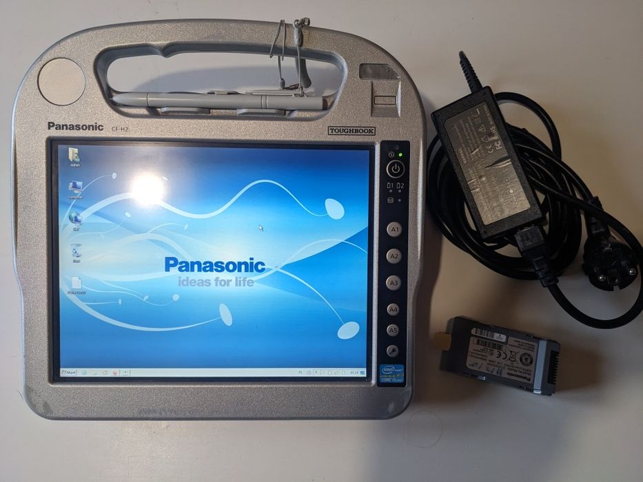 Panasonic CF--H2 MK1 + zasilacz+ trzecia bateria