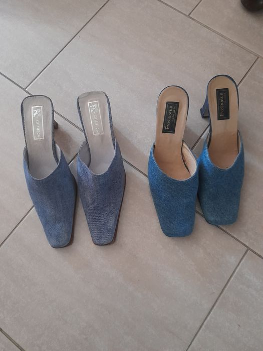 Chinelos de Salto pouco uso