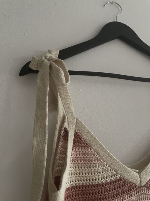 Letnia dziergana sukienka