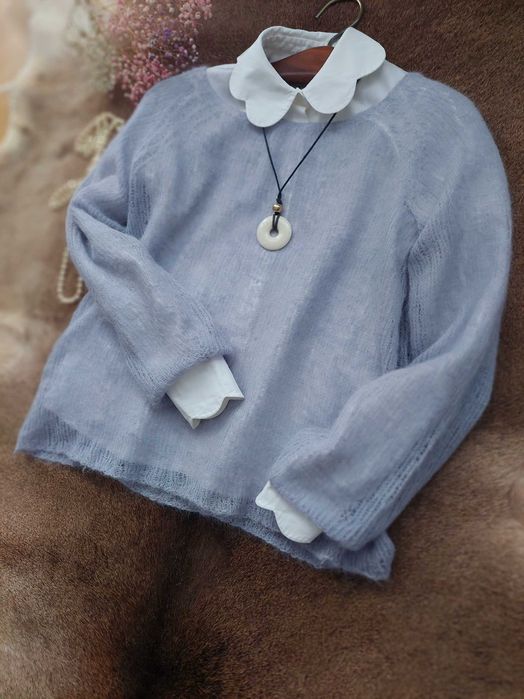 Sweterek chmurka moher