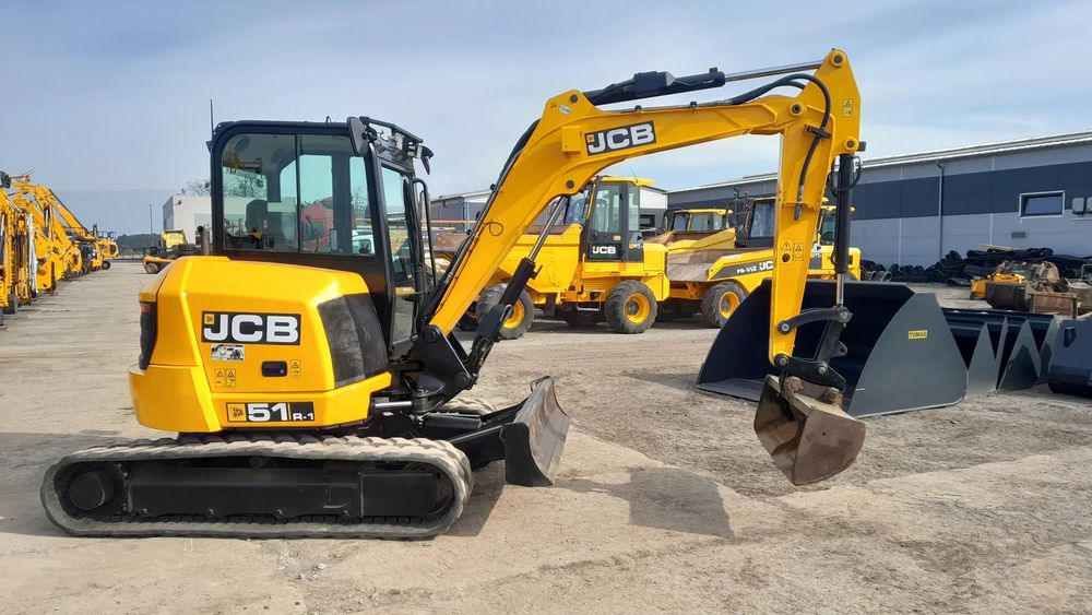 JCB 51r-1  3734 mth koparka gąsienicowa, z serwisem, gotowa do pracy