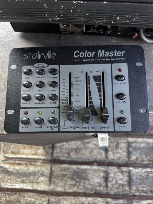 2 Projetores  de Luz Professional Color Mixer Stairville HL40DMX