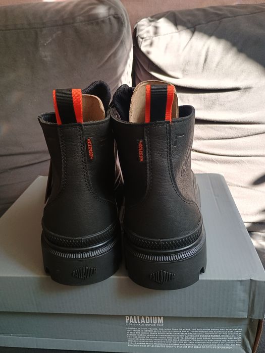 Nowe Skórzane Czarne buty Palladium OKAZJA