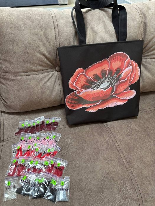 Сумка шопер для вышивки бисером