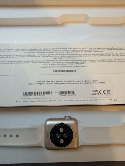 Apple watch series 3 white 38mm