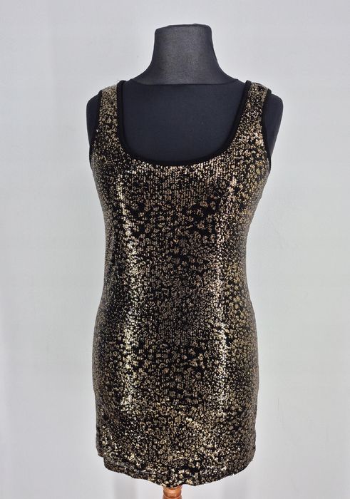 Sukienka błyszcząca prosta Internacionale 42 XL 14