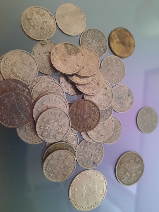 Moedas escudo antigas várias - de 1958 a 2000