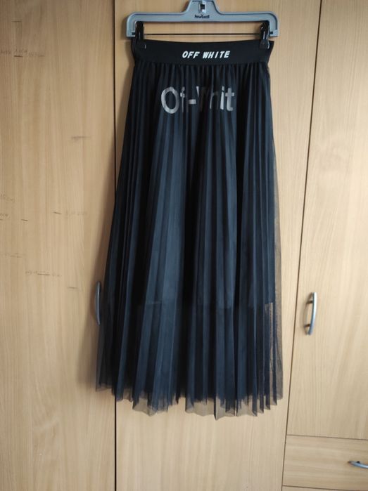 Spódnica maxi czarna tiulowa XS/34