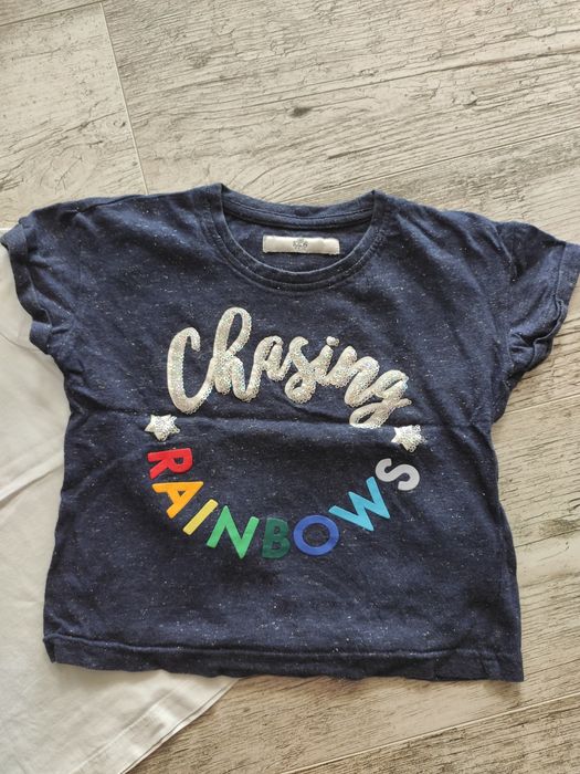 Zestaw 6 bluzeczek dziewczęcych 104