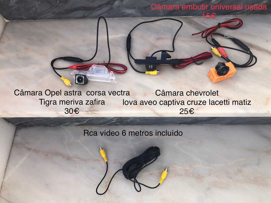 Opel astra h corsa d chevrolet camara de marcha atras nova