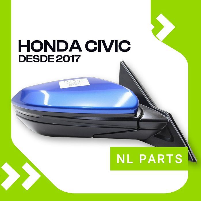 Espelho retrovisor Honda Civic - Rebatível electronicamente - Direito (2017 em diante)