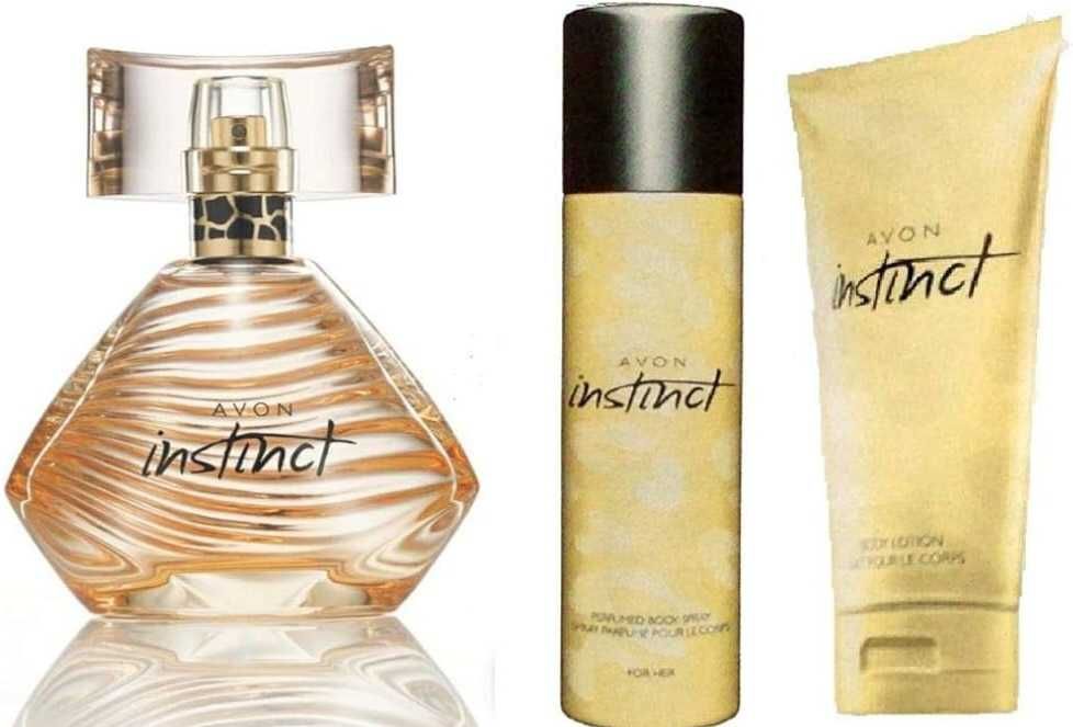 Woda perfumowana Avon Instinct dla Niej- zestaw