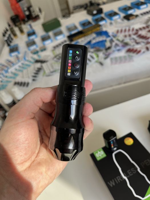 Máquina Tatuagem Profissional tipo FK Irons Exo NOVA Tattoo 2 baterias