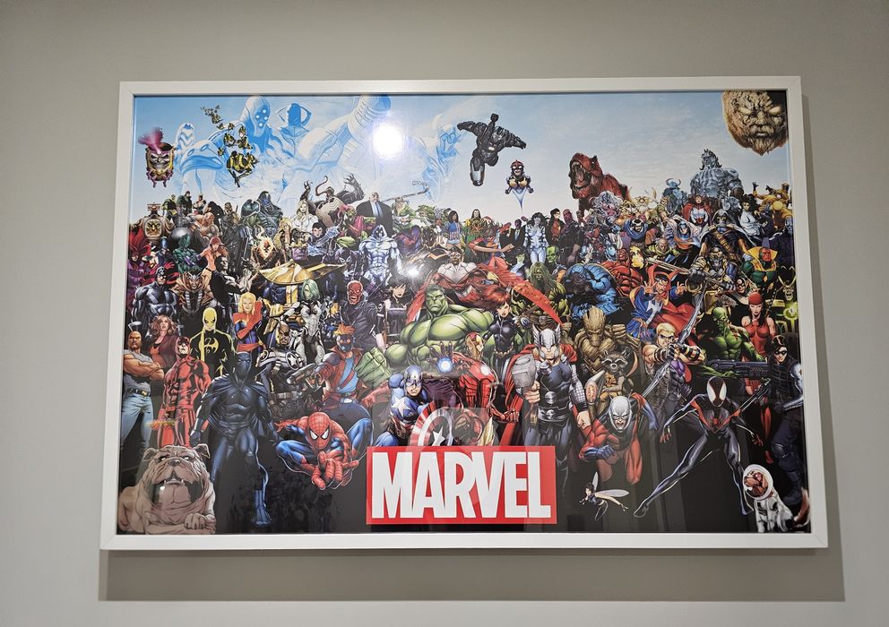 Quadros marvel quarto crianças