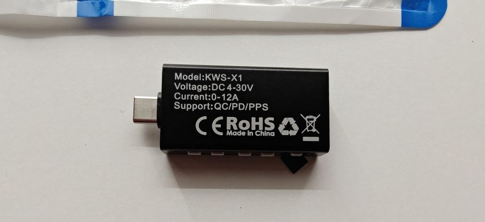 USB-тестер (USB-вольтметр/амперметр) моделі KWS-X1