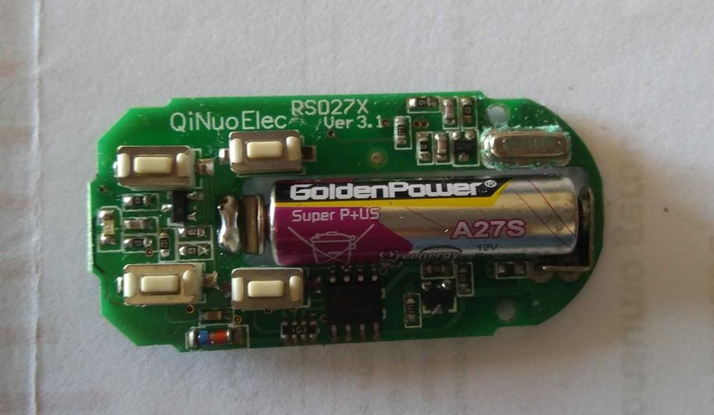 Comando A3 de garagem NOVO c/ 4 programas