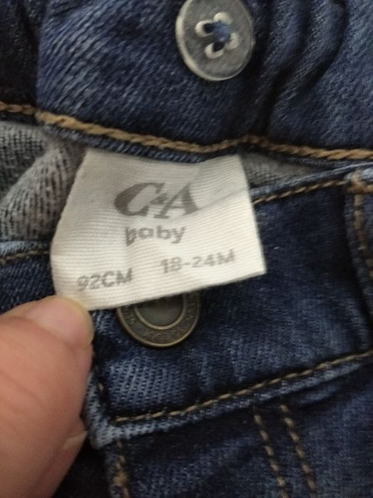 Calças de ganga tamanho 18/24 meses
