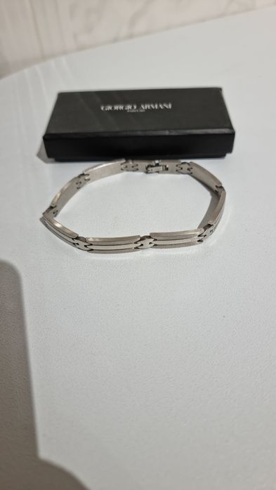 Pulseira Giorgio Armani + porta-chaves