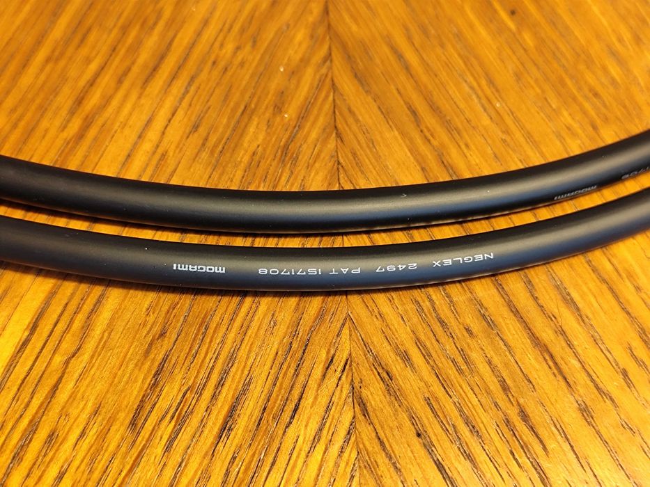 2x interkonekt / cyfrowy Mogami Neglex 2497 (coax 75ohm) | RCA-RCA Amphenol | 100cm