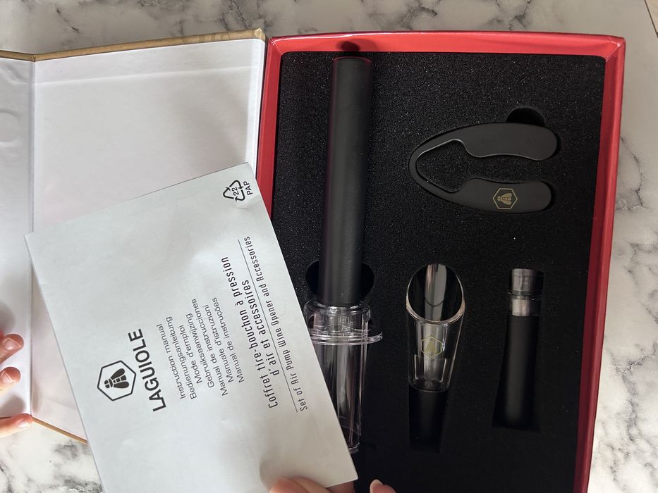 Laguiole Luksusowy zestaw do wina prezent