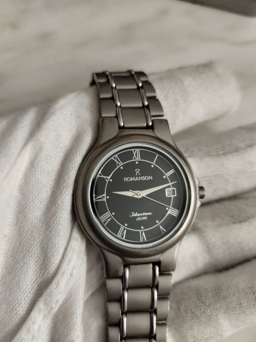 Часы Fossil fs4532 chronograph, Romanson titanium , годинник Swiss