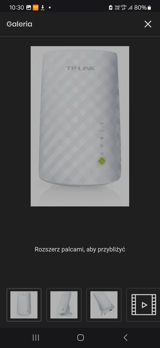Wzmacniacz sieci TP-LINK RE200 2.4 / 5 GHz, Wi-Fi