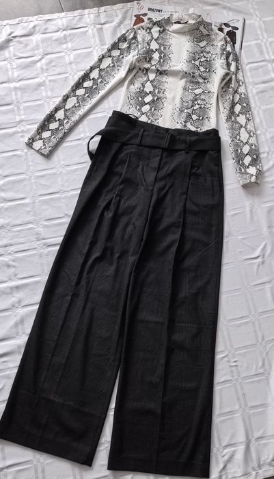 Spodnie Damskie Szerokie Zara r. S/M