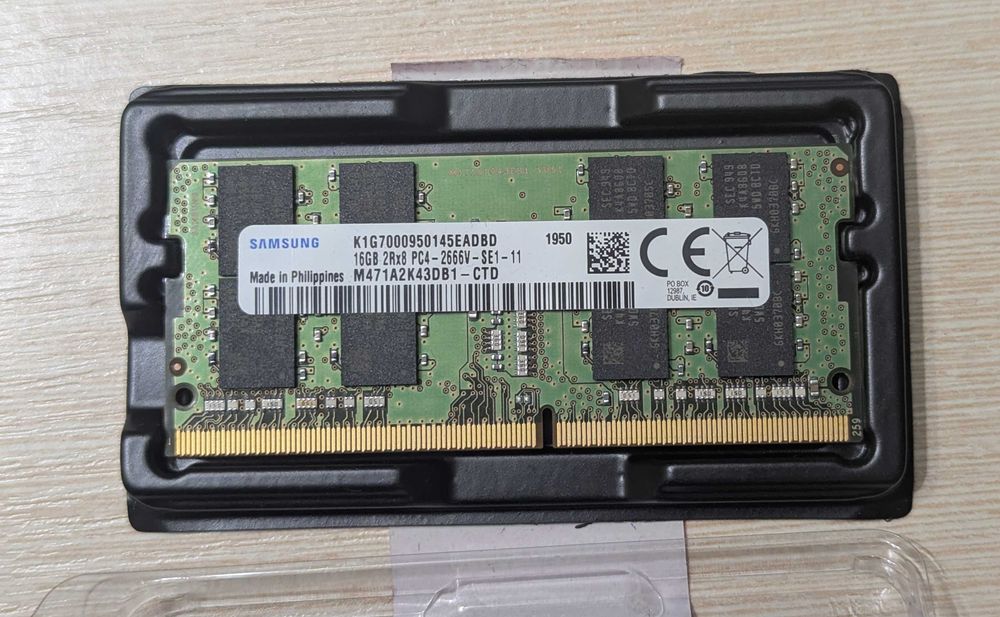 Оперативна памʼять 16Gb DDR4 SoDIMM Samsung