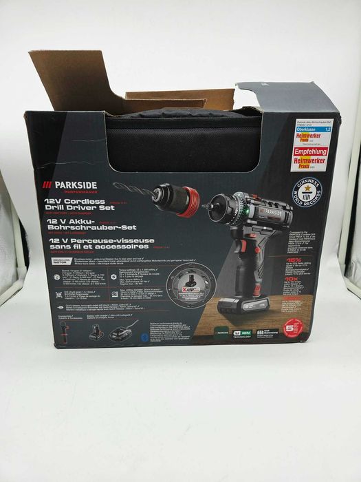 Wiertarko-wkrętarka 12V Parkside PERFORMANCE PPBSSA 12 A1 AKU 5AH