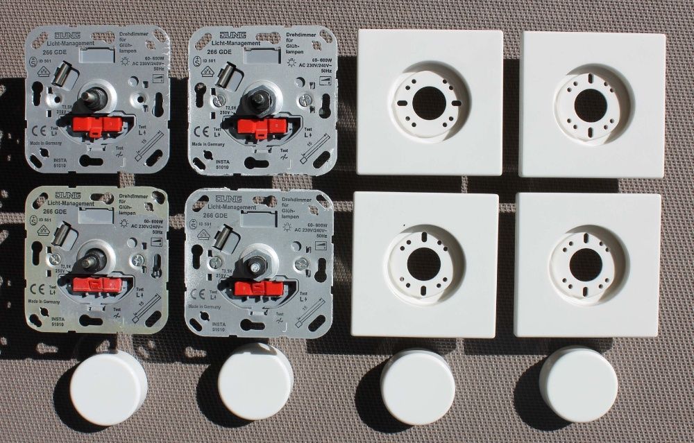 Jung 266 GDE Rotary Button Dimmer for Lighting Control64585244527234120