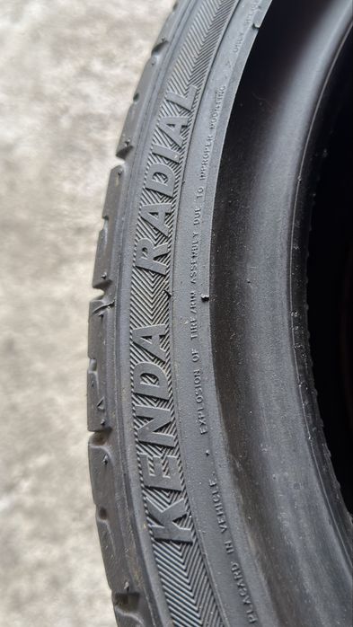 Pneus 165/45r16 Kaiser Kenda Radial com 85% de piso