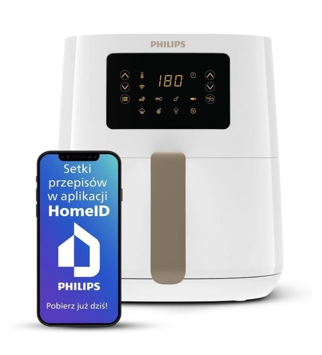 Air Fryer Philips Ovi Connected HD9255/30 – 1400 W, 4,1 l, aplikacja