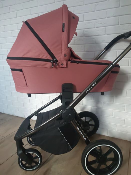 Piękny wózek. Muuvo Quick 3.0 2w1 róż WYSYŁAM