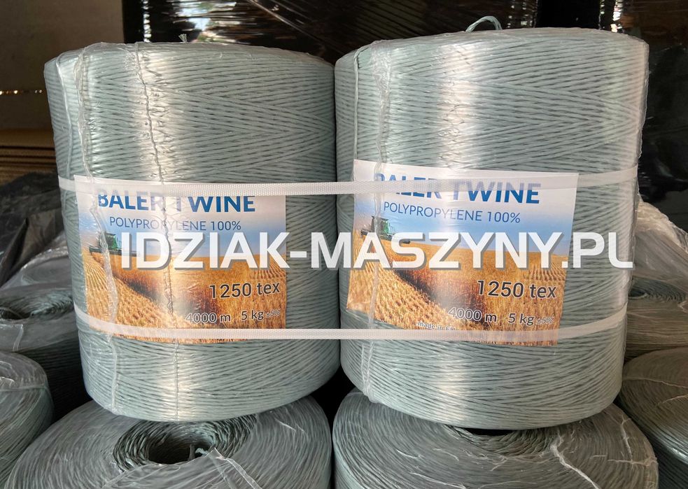 WYPRZEDAŻ Sznurek Baler Twine 4000m 1250tex do bel wysyłka