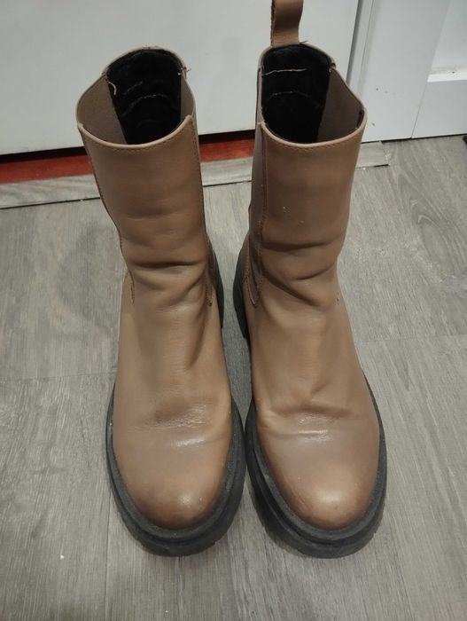 Botas cubanas castanhas 37