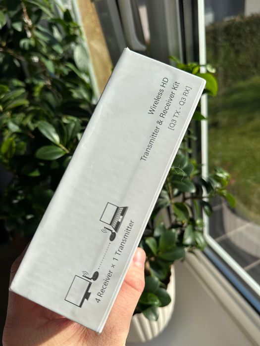 AIMIBO Wireless HDMI Transmiter z 4 odbiornikami czarne TOMI-TECH