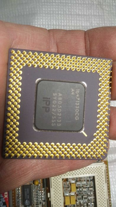 Ретро железки ПК мать + проц intel pentium 133Mhz и память SIMM