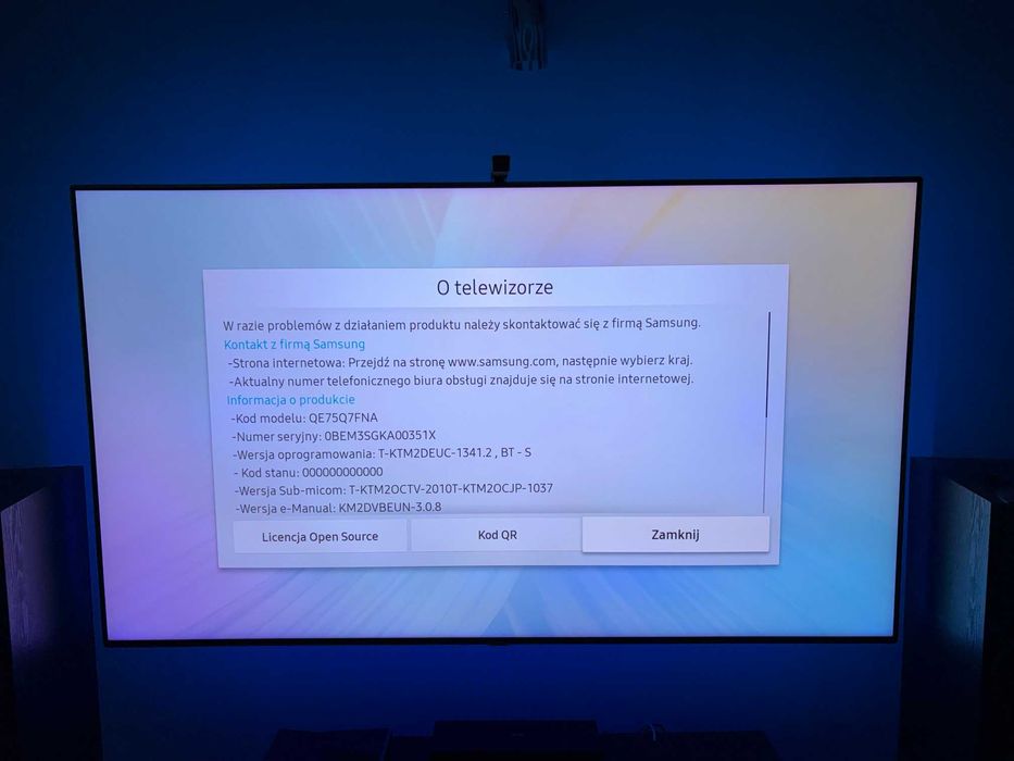Telewizor Samsung 75" QLED QE75Q7FNA, Ambilight Govee